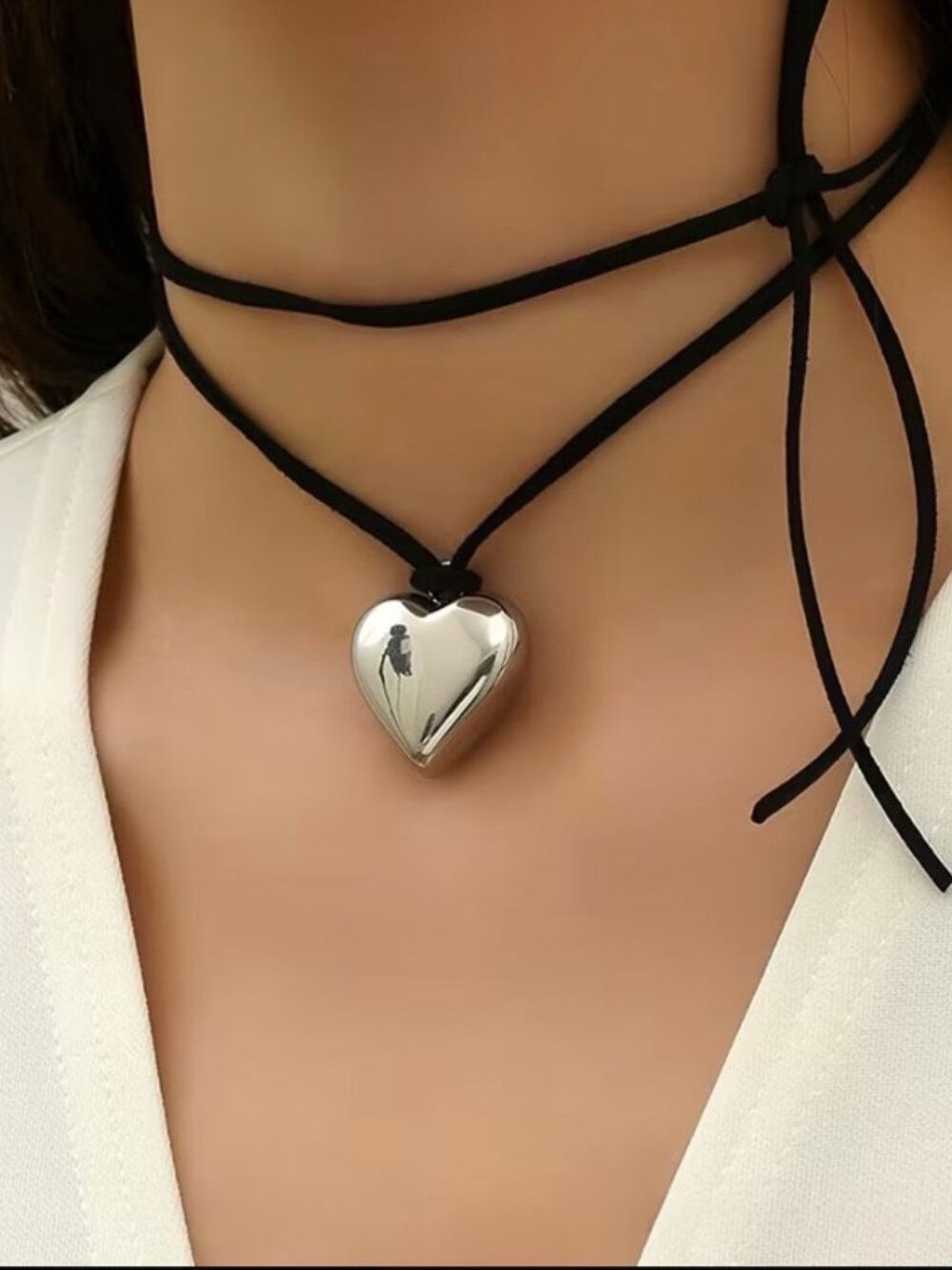 ✨ Silver Heart Pendant Necklace ✨